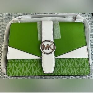 NEW WITH TAGS! Authentic,MK  Greenwhich signature logo color-block collection!
